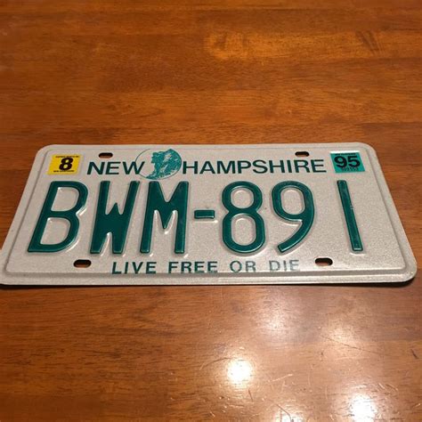 New Hampshire License Plate | License plate, New hampshire, Hampshire