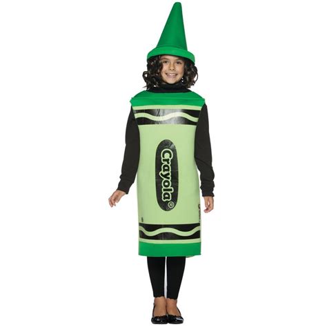 Kid's Green Crayola® Crayon Costume - Medium | Oriental Trading | Crayon costume, Crayola ...