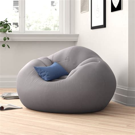 Zipcode Design Large Beanless Bean Bag Chair & Lounger & Reviews | Wayfair