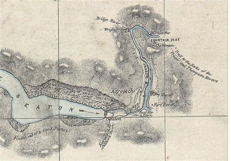 Lillooet area in 1858 | Historical maps, Historical, Art