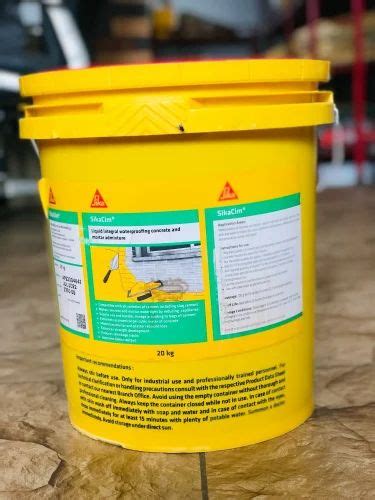 Sika Chemicals Waterproofing Coating Sikacim Waterproofer 20kg 1kg 5kg ...