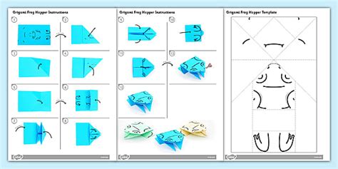 Origami Frog Instructions | Easy Paper Craft | Twinkl CA