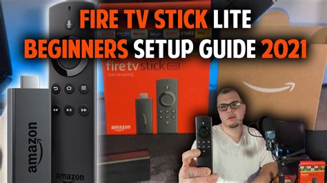 How To Setup Amazon Firestick Lite On TV - Beginners guide 2021 - YouTube