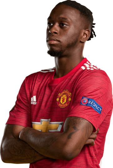 Aaron Wan-Bissaka Manchester United football render - FootyRenders