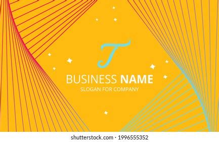 Modern Yellow Business Presentation Background Stock Vector (Royalty ...