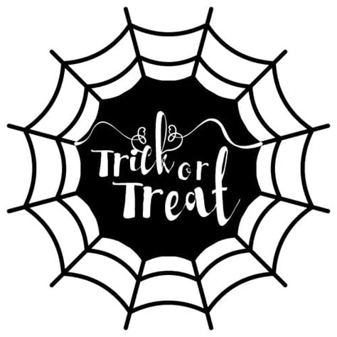 free halloween SVG cut files - trick or treat - Lovely Planner