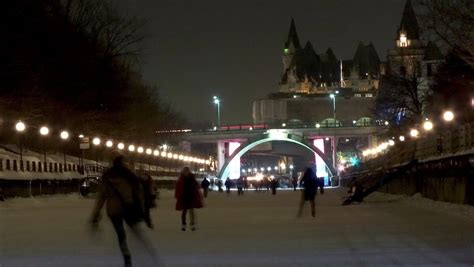 Ice Sculptures and skating at Winterlude in Ottawa