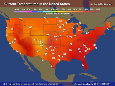 Usa Current Temperature Map - Reena Catriona