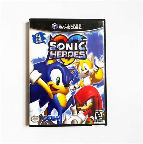 Vintage Nintendo Gamecube Sonic Heroes Video Game Cube Sonic the Hedgehog - Etsy