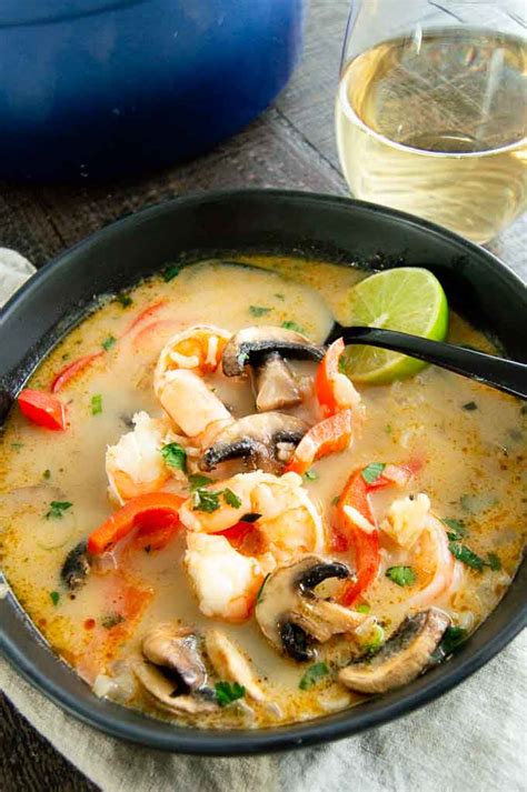 Spicy Thai Shrimp Soup Recipe - West Via Midwest