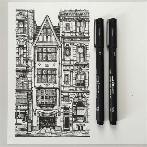 #art #drawing #pen #sketch #illustration #linedrawing #london # ...