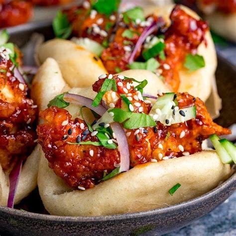 Korean Chicken Bao | Asian recipes, Recipes, Cooking recipes