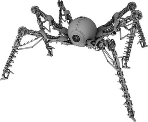 Making Of 'Spider' | Spider robot, Robots concept, Robots drawing