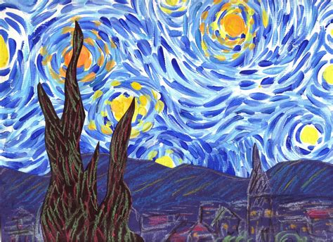 Ask.com | Starry night art, Night art, Van gogh art lesson