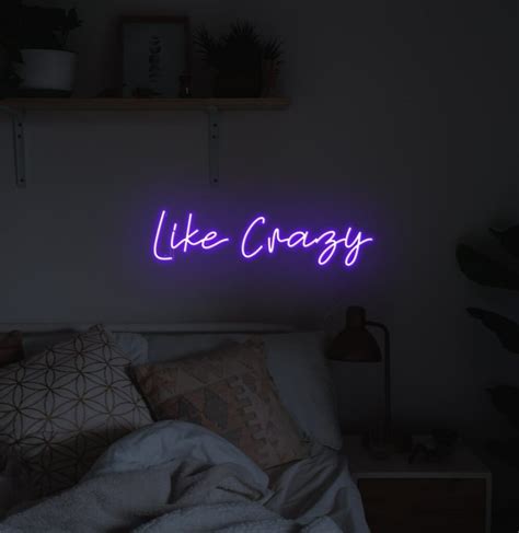 Like Crazy Purple Neon Sign | Echo Neon #1 LED Neon Sign Brand