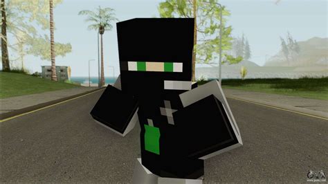 SWAT Minecraft Skin for GTA San Andreas