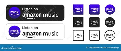 Amazon Music. Amazon Music. Logo App and Badge Set. Listen on Amazon ...