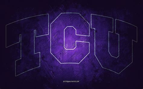 Download wallpapers TCU Horned Frogs, American football team, purple ...