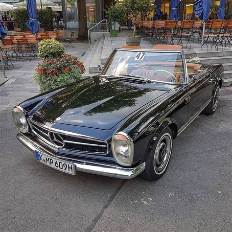 Classic Convertible #Mercedes-Benz #Mercedes #Oldtimer #Pagode #W113 #ClassicCar #Cabrio #Black