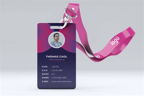 Creative id card design template – Artofit