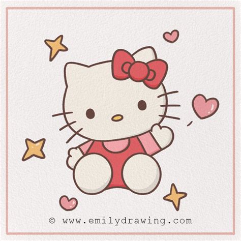 How to Draw a Hello Kitty – Emily Drawing