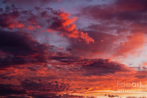 Stratocumulus Clouds at Sunset Photograph by Jim Corwin - Fine Art America