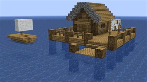 Minecraft - How to build a fishing house - YouTube