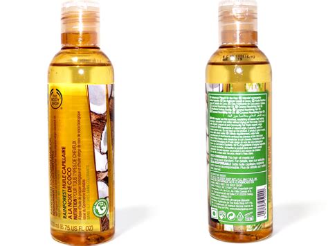 The Body Shop Rainforest Coconut Hair Oil Review MBF Blog - Makeup and ...