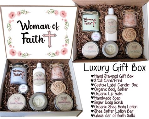 Woman of Faith Personalized Gift Box Christian Gifts - Etsy