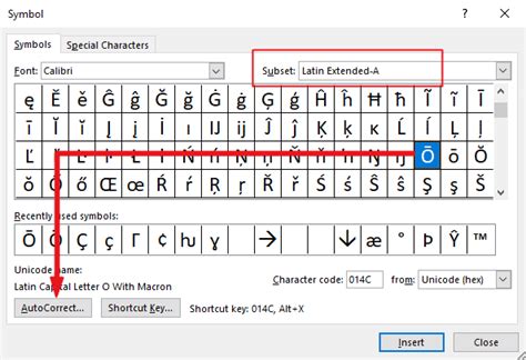 How to type o with line over it (O Macron) in Word - Software Accountant