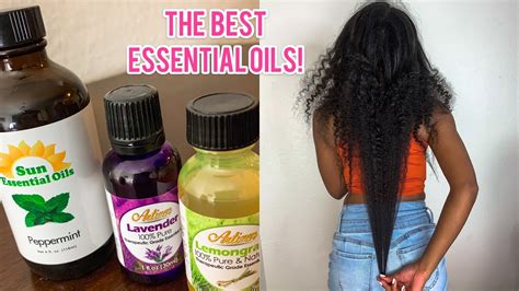 TOP 5 ESSENTIAL OILS TO USE FOR FAST HAIR GROWTH! - YouTube