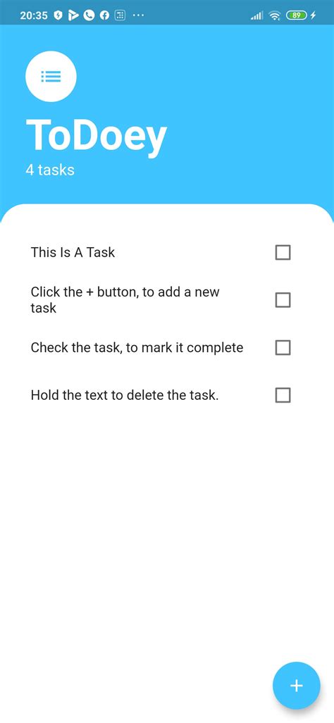 A Todo list app created using flutter