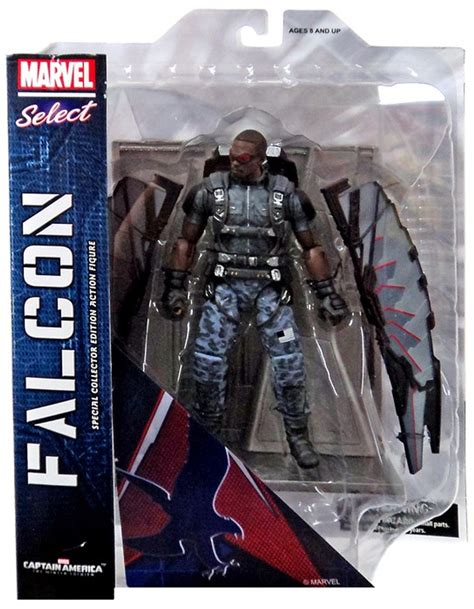 Captain America The Winter Soldier Marvel Select Falcon 7 Action Figure Diamond Select Toys - ToyWiz