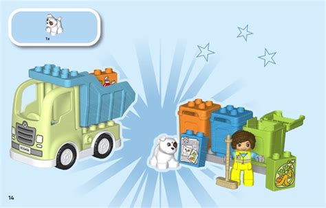 LEGO 10987 Recycling Truck Instructions, Duplo - {None}