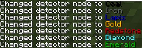 Ore Detector Minecraft Mod