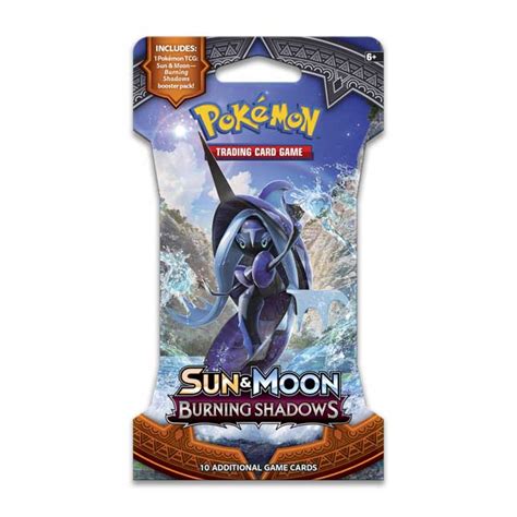 Pokémon TCG: Sun & Moon-Burning Shadows Sleeved Booster Pack (10 Cards) | Pokémon Center ...