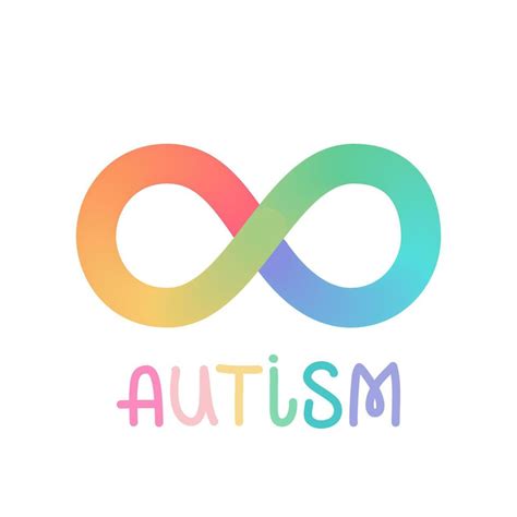 ilustración de vector de signo de arco iris infinito. autismo nuevo símbolo. 7038702 Vector en ...