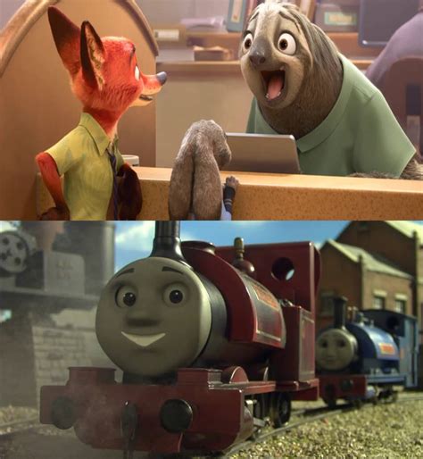 Flash Makes Skarloey and Sir Handel Laugh by NoahIsHere18 on DeviantArt