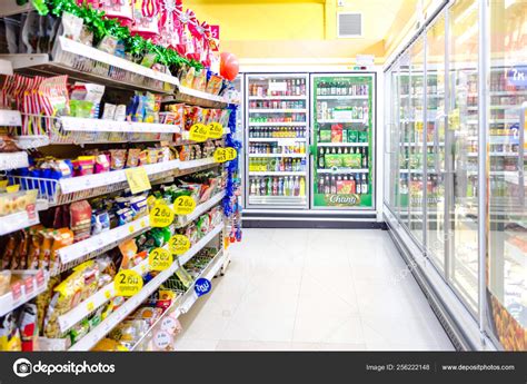 Tesco Lotus Express interior shot supermarket aisle with empty – Stock ...