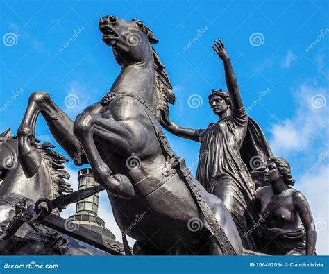 Boadicea Monument in London (hdr) Editorial Stock Image - Image of ...