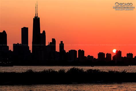 Chicago Skyline silhouette - MetroScenes.com - Chicago, Illinois - July 2012 - City Skyline and ...