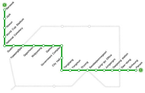 Daejeon Subway Map