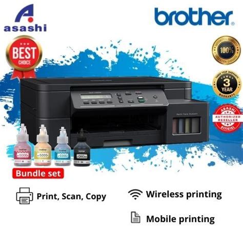 Brother DCP-T520W / T520W Refill Tank System Printer (Print Scan Copy) Wireless Direct Printer ...