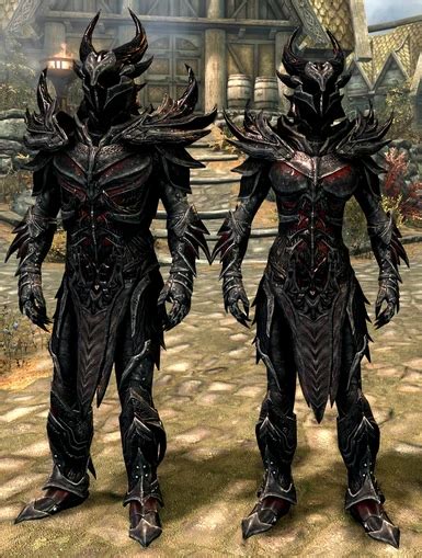 Symmetric Daedric Armor Replacers at Skyrim Special Edition Nexus ...