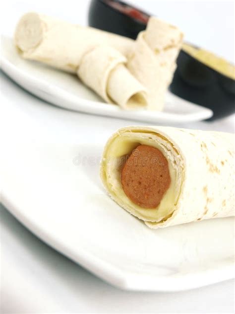 Tortilla with sausage stock photo. Image of lunch, chili - 18686578