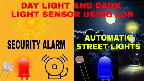 Automatic Day light sensor and night light sensor using LDR Circuit - YouTube