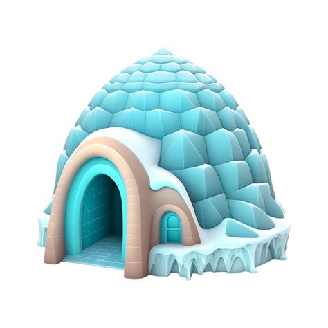 Ice Blue Igloo Clip Art White Transparent 22153690 PNG