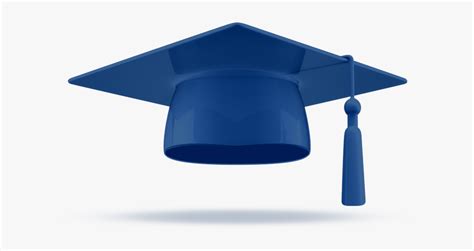 Blue Grad Cap Png, Transparent Png - kindpng