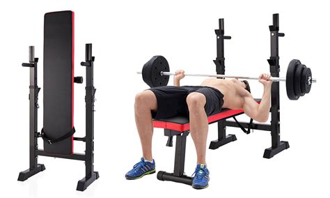 Adjustable Folding Weight Bench With Rack – Amazingforless