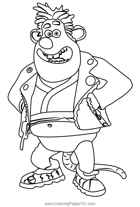 Sid From Flushed Away Coloring Page for Kids - Free Flushed Away ...